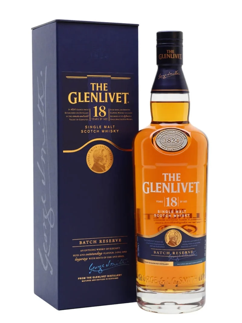 The Glenlivet 18 Year Old Single Malt Scotch Whisky